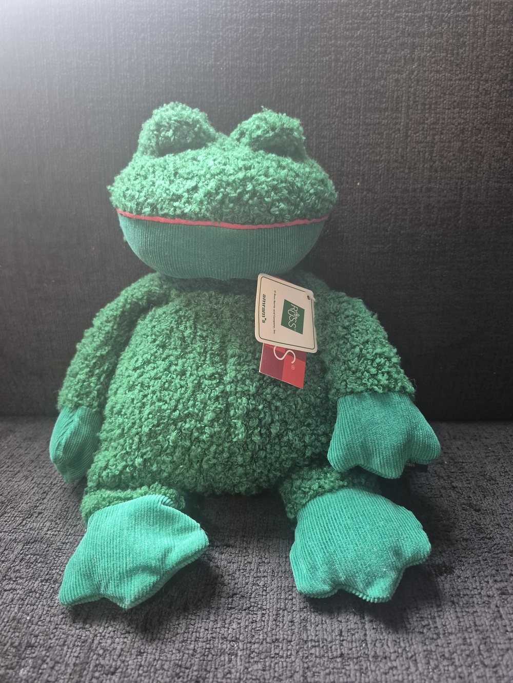 Russ Berrie Paddy Frog Plush Stuffed Animal Toy Green New With Tags!